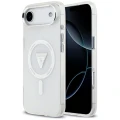Etui Guess IML Gradient Triangle Logo MagSafe na iPhone Air - przezroczyste
