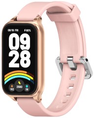 PASEK DO XIAOMI SMART MI BAND 9 ACTIVE / REDMI BAND 3 MOCNA OPASKA | RÓŻOWY
