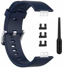 Pasek RabbitMob do Huawei Watch Fit / Fit SE / Fit New, Miękki | Granatowy