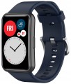 Pasek RabbitMob do Huawei Watch Fit / Fit SE / Fit New, Miękki | Granatowy