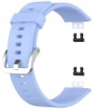 Pasek RabbitMob do Huawei Watch Fit / Fit SE / Fit New, Miękki | Niebieski