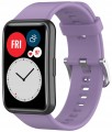 Pasek RabbitMob do Huawei Watch Fit / Fit SE / Fit New, Miękki | Fioletowy