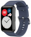 Pasek RabbitMob do Huawei Watch Fit / Fit SE / Fit New, Miękki | Ciemnoszary