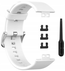 Pasek RabbitMob do Huawei Watch Fit / Fit SE / Fit New, Miękki | Biały