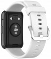 Pasek RabbitMob do Huawei Watch Fit / Fit SE / Fit New, Miękki | Biały