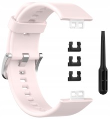 Pasek RabbitMob do Huawei Watch Fit / Fit SE / Fit New, Miękki | Różowy
