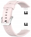 Pasek RabbitMob do Huawei Watch Fit / Fit SE / Fit New, Miękki | Różowy