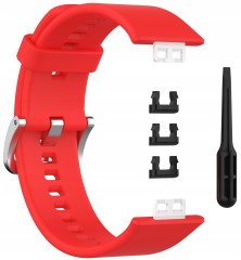 Pasek RabbitMob do Huawei Watch Fit / Fit SE / Fit New, Miękki | Czerwony