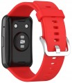 Pasek RabbitMob do Huawei Watch Fit / Fit SE / Fit New, Miękki | Czerwony