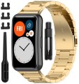 Bransoleta stalowa RabbitMob pasek do Huawei Watch Fit / Fit SE / Fit New | Srebrny