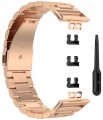Bransoleta stalowa RabbitMob pasek do Huawei Watch Fit / Fit SE / Fit New | Różowe złoto
