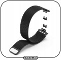Bransoleta Milanese pasek RabbiMob do Huawei Watch Fit / Fit SE / Fit New | Czarny