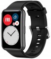 Pasek RabbitMob do Huawei Watch Fit / Fit SE / Fit New, Miękki | Czarny