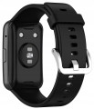 Pasek RabbitMob do Huawei Watch Fit / Fit SE / Fit New, Miękki | Czarny