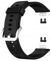 Pasek RabbitMob do Huawei Watch Fit / Fit SE / Fit New, Miękki | Czarny