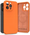 Etui RabbitMob do iPhone 15 Pro Max, Silikonowe PREMIUM, Case, do MagSafe | Pomarańczowy