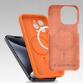 Etui RabbitMob do iPhone 15 Pro Max, Silikonowe PREMIUM, Case, do MagSafe | Pomarańczowy