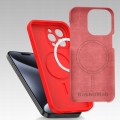 Etui RabbitMob do iPhone 15 Pro Max, Silikonowe PREMIUM, Case, do MagSafe | Czerwony