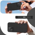 Etui RabbitMob do iPhone 15 Pro, Silikonowe PREMIUM, Case, do MagSafe | Czarny