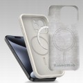 Etui RabbitMob do iPhone 15 Pro, Silikonowe PREMIUM, Case, do MagSafe | Beżowy