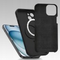 Etui RabbitMob do iPhone 15 Plus, Silikonowe PREMIUM, Smukłe, do MagSafe | Czarny