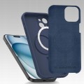 Etui RabbitMob do iPhone 15 Plus, Silikonowe PREMIUM, Smukłe, do MagSafe | Granatowy