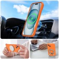 Etui RabbitMob do iPhone 15, Silikonowe PREMIUM, Case, Smukłe, do MagSafe | Pomarańczowy