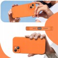 Etui RabbitMob do iPhone 15, Silikonowe PREMIUM, Case, Smukłe, do MagSafe | Pomarańczowy