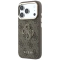 Etui Guess 4G & Big Resin Logo na iPhone 17 Pro / 18 Pro - brązowe