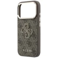 Etui Guess 4G & Big Resin Logo na iPhone 17 Pro / 18 Pro - brązowe