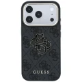 Etui Guess 4G & Big Resin Logo na iPhone 17 Pro / 18 Pro - czarne