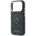Etui Guess 4G & Big Resin Logo na iPhone 17 Pro / 18 Pro - czarne