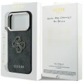 Etui Guess 4G & Big Resin Logo na iPhone 17 Pro / 18 Pro - czarne