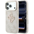 Etui Guess 4G & Big Resin Logo na iPhone 17 Pro / 18 Pro - różowe