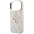 Etui Guess 4G & Big Resin Logo na iPhone 17 Pro / 18 Pro - różowe