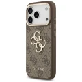 Etui Guess 4G Big 4G Classic Logo na iPhone 17 Pro / 18 Pro - brązowo-złote