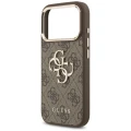 Etui Guess 4G Big 4G Classic Logo na iPhone 17 Pro / 18 Pro - brązowo-złote