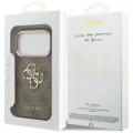 Etui Guess 4G Big 4G Classic Logo na iPhone 17 Pro / 18 Pro - brązowo-złote