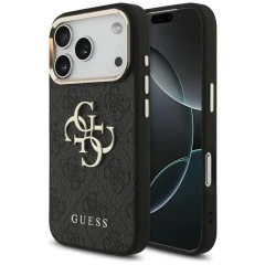 Etui Guess 4G Big 4G Classic Logo na iPhone 17 Pro / 18 Pro - czarno-złote