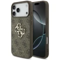 Etui Guess 4G Big Logo na iPhone 17 Pro / 18 Pro - brązowe