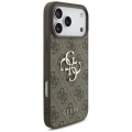 Etui Guess 4G Big Logo na iPhone 17 Pro / 18 Pro - brązowe