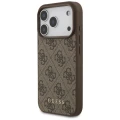 Etui Guess 4G Classic na iPhone 17 Pro / 18 Pro - brązowe