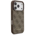 Etui Guess 4G Classic na iPhone 17 Pro / 18 Pro - brązowe
