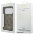 Etui Guess 4G Classic na iPhone 17 Pro / 18 Pro - brązowe