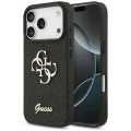 Etui Guess Fixed Glitter Big 4G na iPhone 17 Pro / 18 Pro - czarne