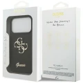 Etui Guess Fixed Glitter Big 4G na iPhone 17 Pro / 18 Pro - czarne