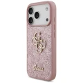 Etui Guess Fixed Glitter Big 4G na iPhone 17 Pro / 18 Pro - różowe
