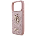 Etui Guess Fixed Glitter Big 4G na iPhone 17 Pro / 18 Pro - różowe