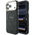Etui Guess Embossed 4G Classic MagSafe na iPhone 17 Pro / 18 Pro - czarne
