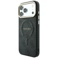 Etui Guess Embossed 4G Classic MagSafe na iPhone 17 Pro / 18 Pro - czarne